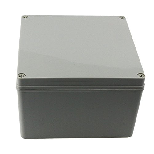 Ogrmar Plastic Dustproof IP65 Junction Box DIY Case Enclosure 8x 8x 5.2 